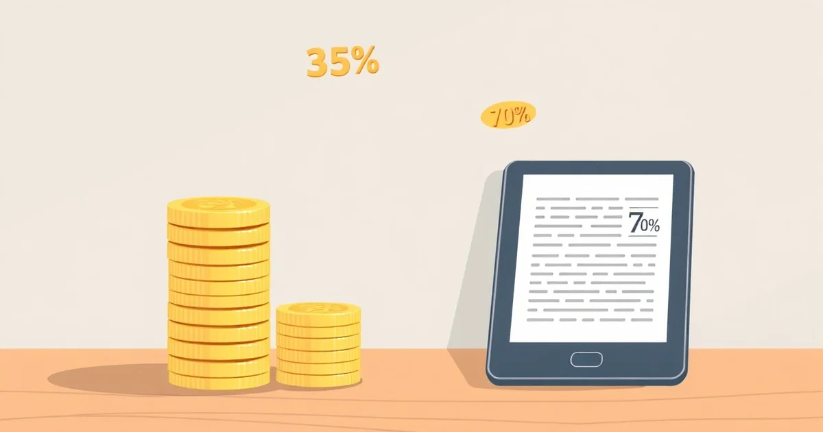 Royalty KDP 35% vs 70%: quale conviene davvero per il tuo libro